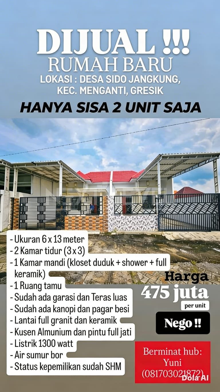 Dijual Rumah Murah