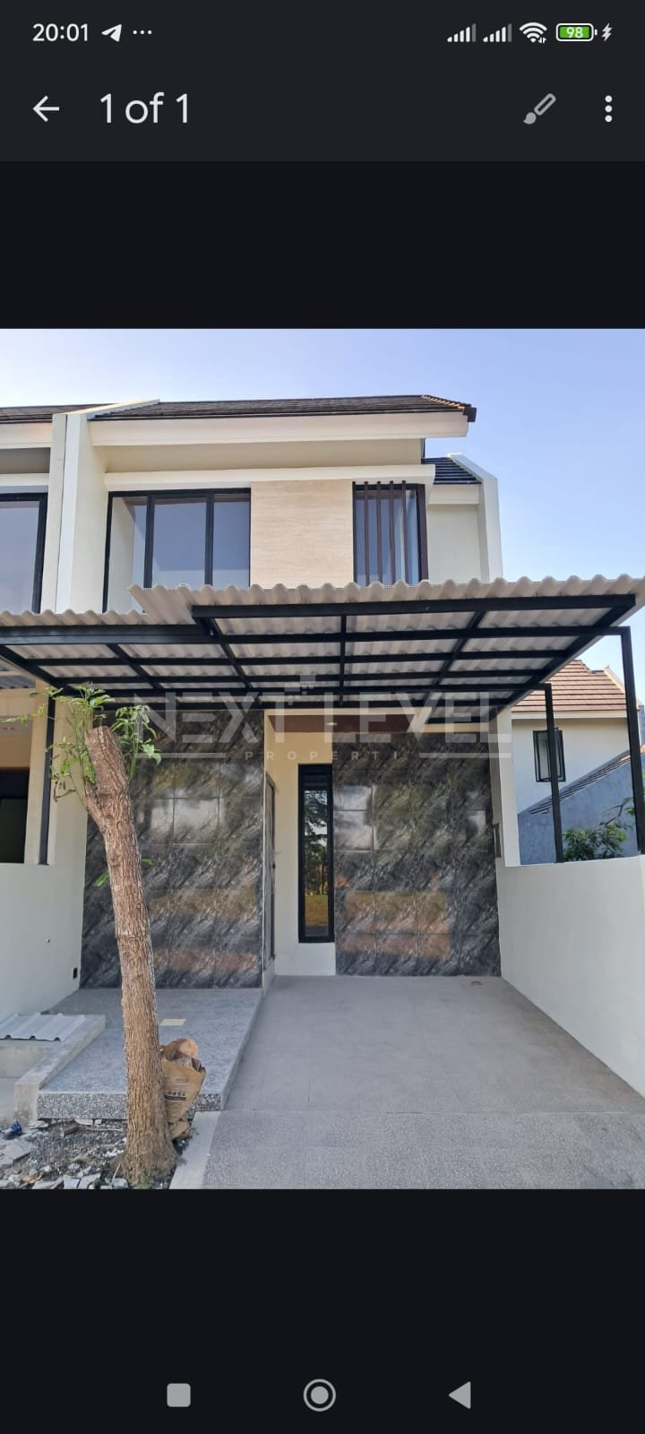 Dijual rumah baru renov di northwest lake Surabaya barat