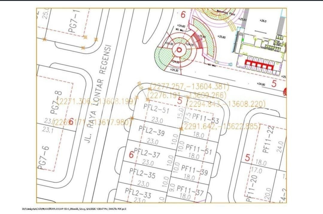 Dijual Kavling The Mansion Pakuwon Indah Strategis Siap Pakai