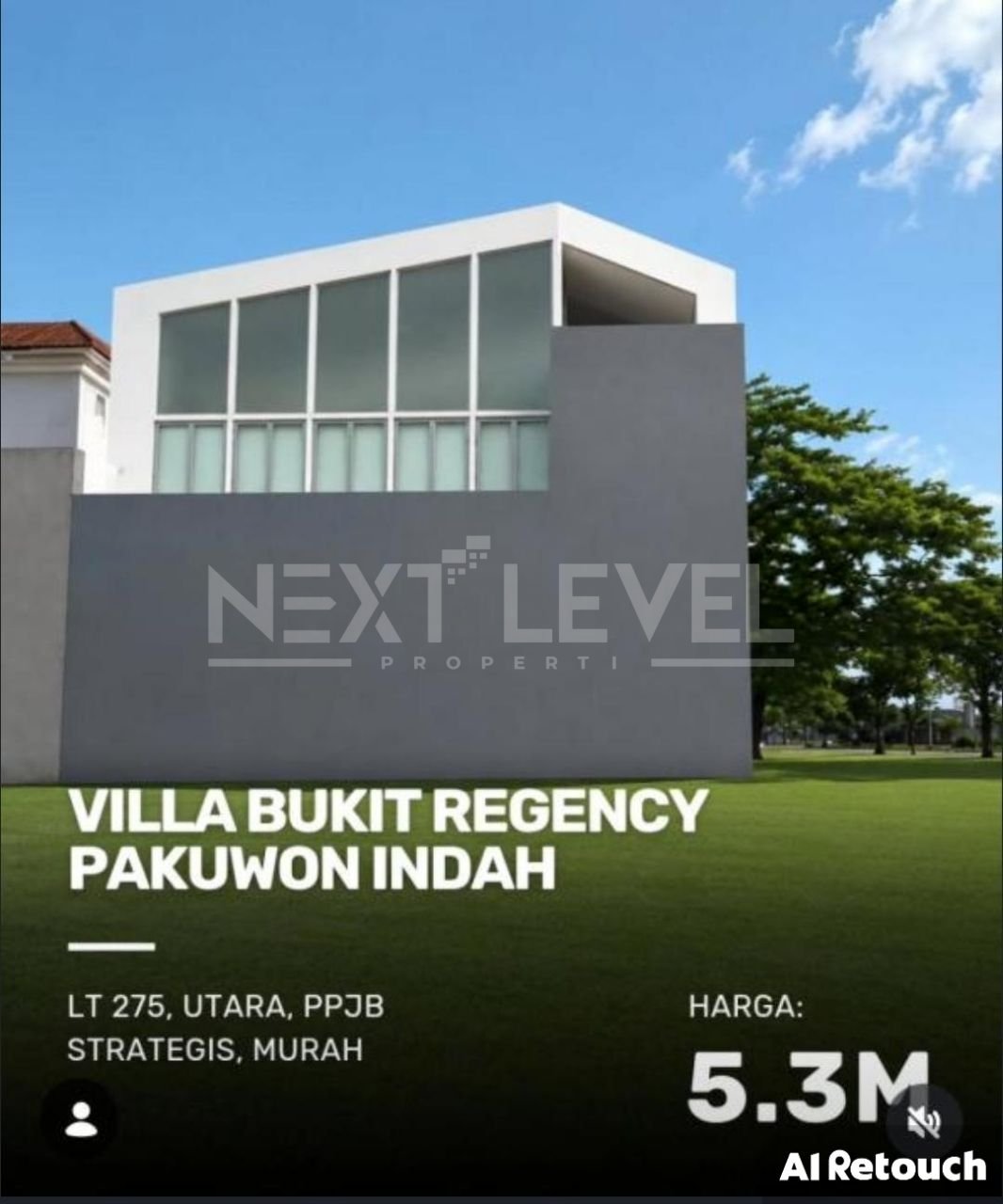 Dijual Tanah Kavling Villa Bukit Regency Pakuwon Indah Strategis Siap Pakai
