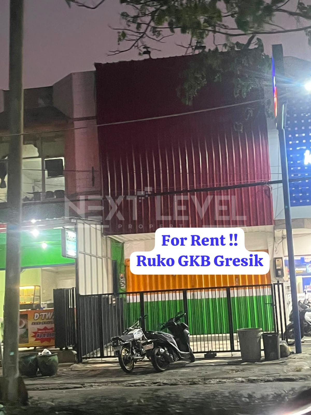 DISEWAKAN RUKO DI GKB GRESIK JL.KALIMANTAN 