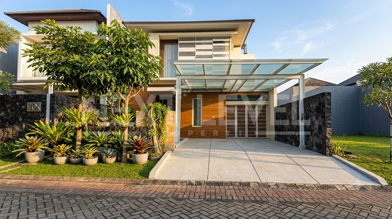 JUAL RUMAH 2Lantai Pakuwon Indah Kawasan Elite Surabaya Barat