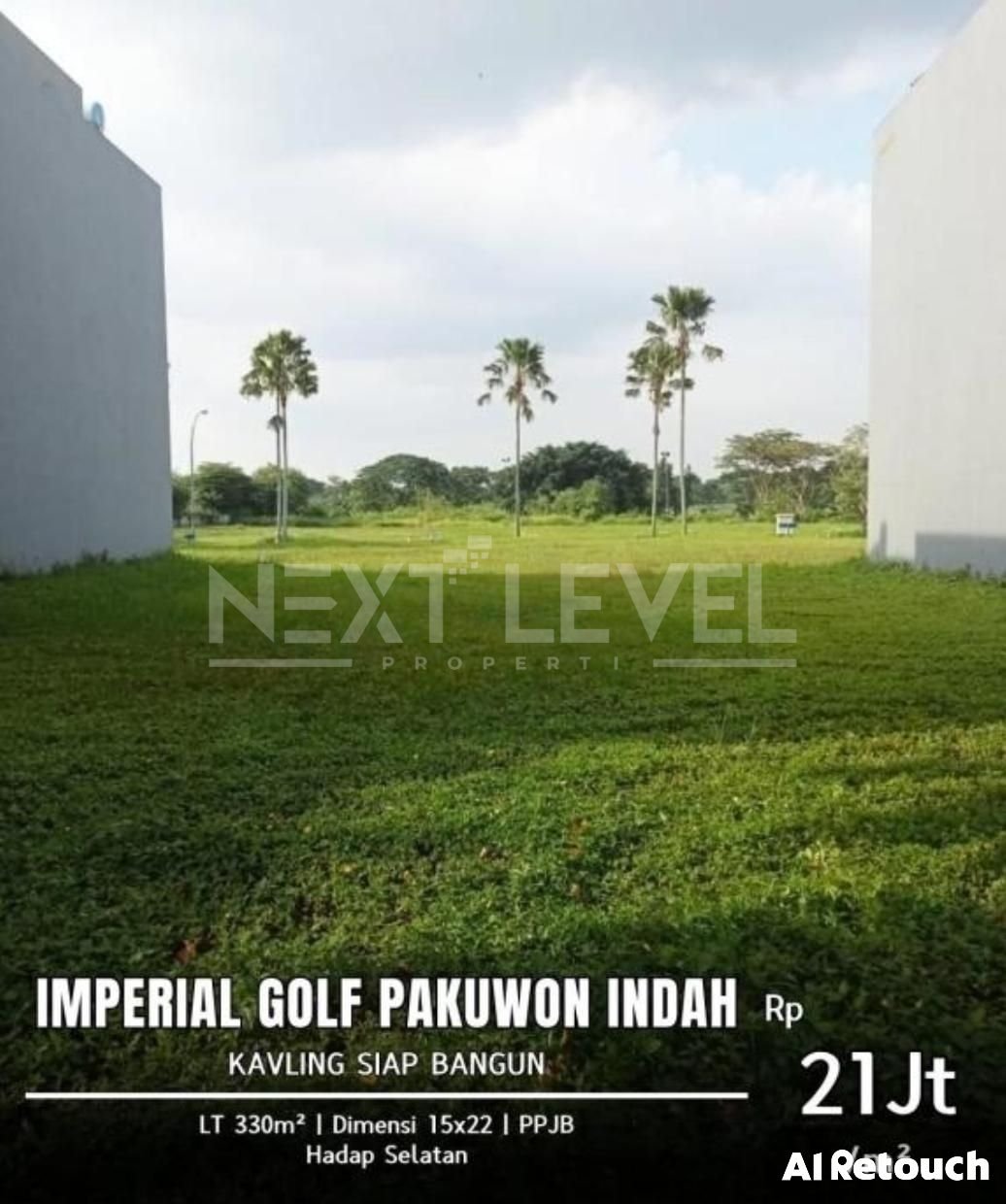 Dijual Tanah Kavling Imperial Golf Pakuwon Indah Strategis Siap Pakai