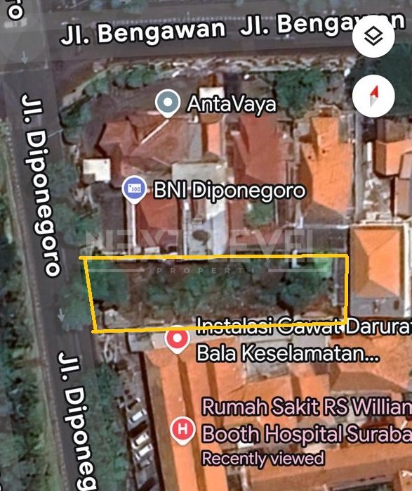 Tanah di JL. Diponegoro