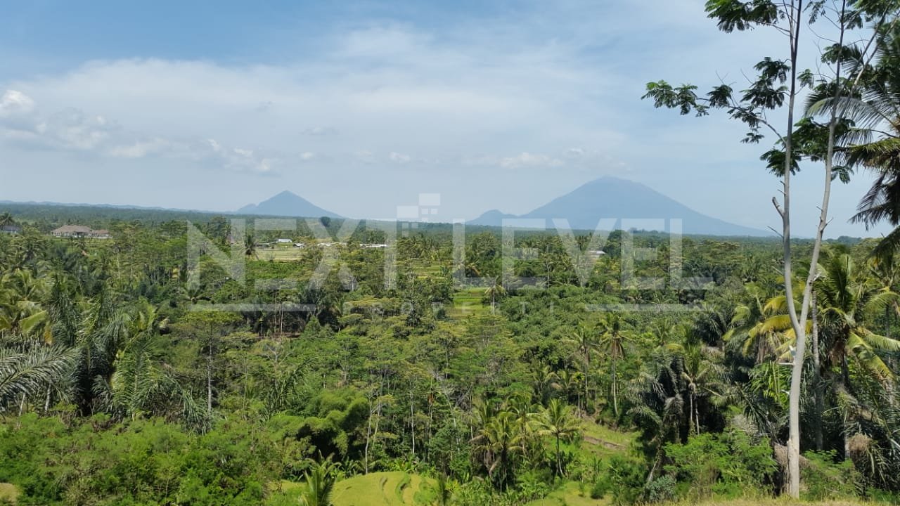 Tanah Bali Didekat Resto Kubu Bali Surat SHM View Gunung Dan Sawah