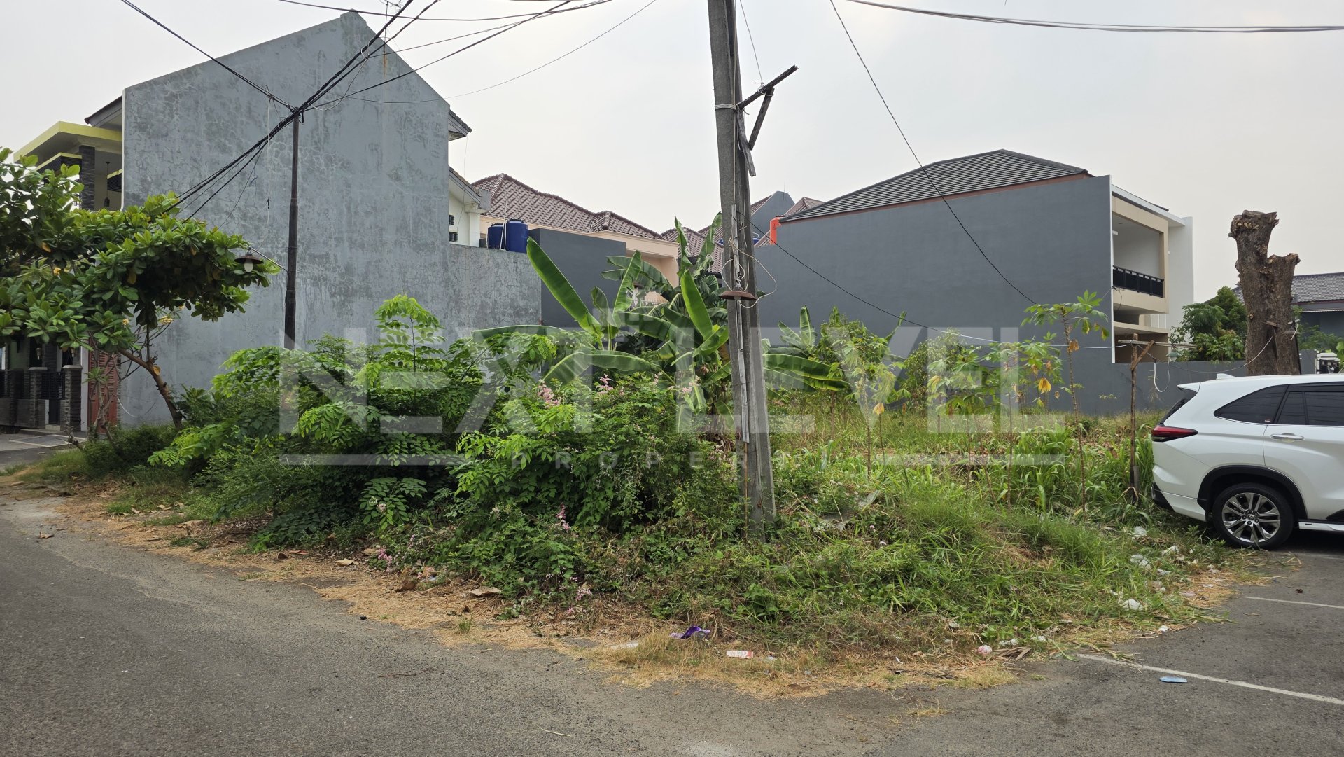 Jual tanah dekat lapangan bulu tangkis di harapan indah
