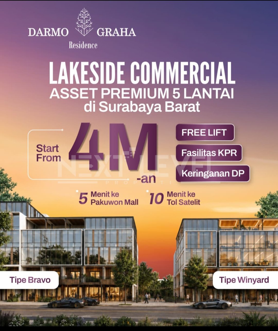 Dijual Ruko di Darmo Graha Residence Surabaya Barat 