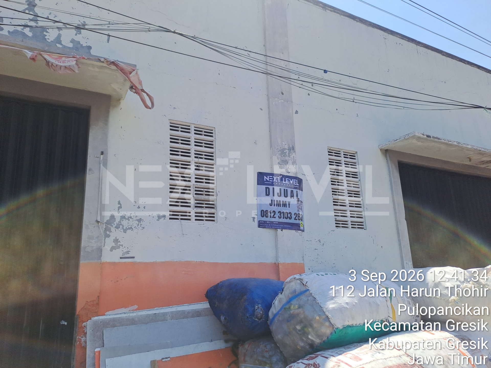 Dijual cepat Rumah + Gudang di Kramat langon gresik