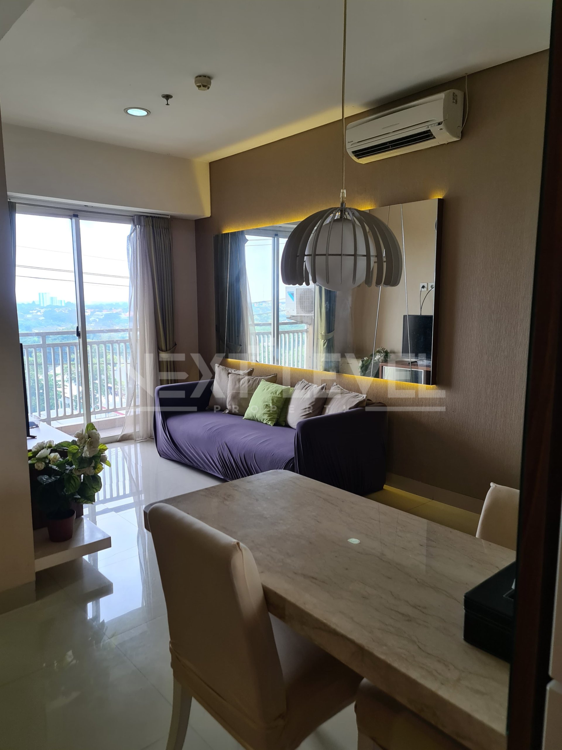 DiJUAL/ SEWA  Apartemen Trivium North 2BR- Lippo Cikarang