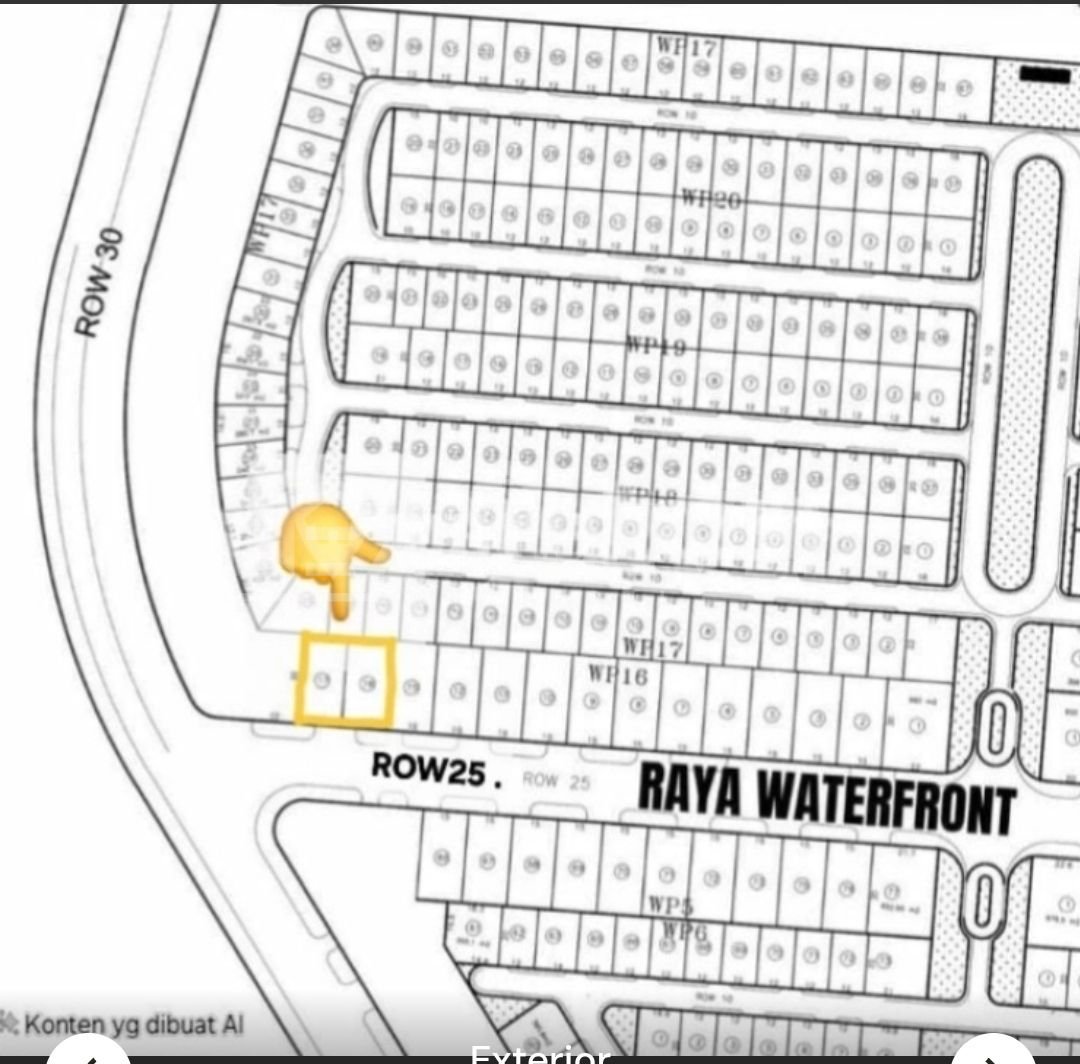 Dijual Tanah Waterfront Citraland Surabaya Minimalis Strategis Siap Pakai