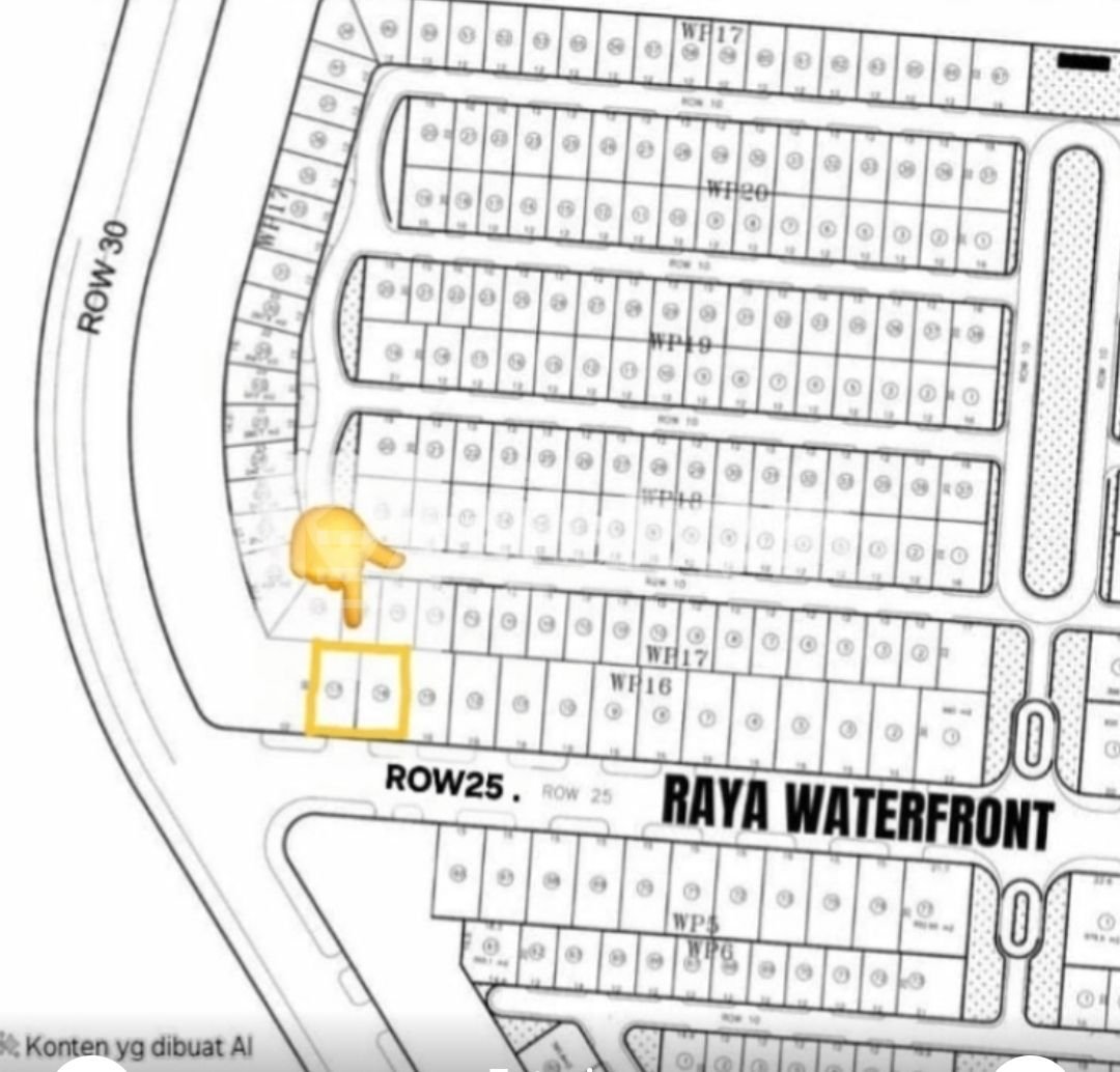 Dijual Tanah Kavling Waterfront Citraland Staretgis Siap Pakia 