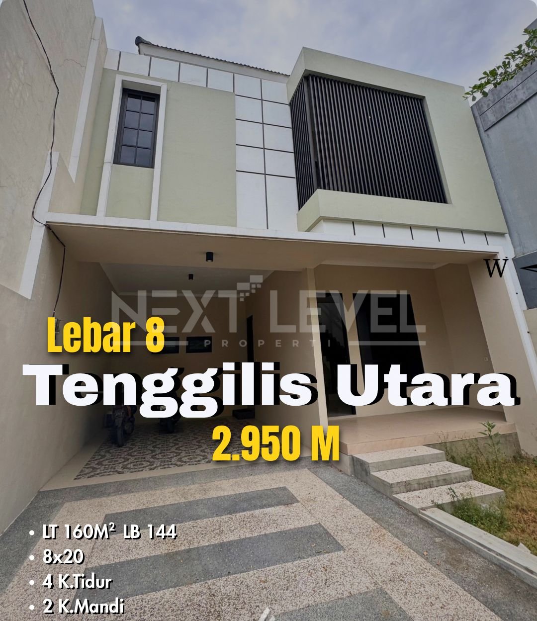 Jual rumah di tenggilis utara 