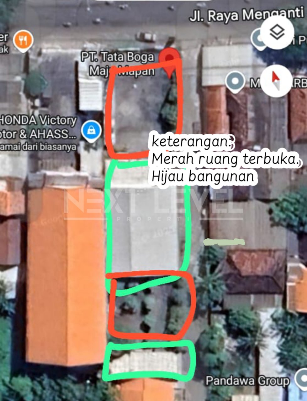 Dijual / Disewakan Gudang Baru di Menganti Gresik – LT 1.050 m² | Listrik 33.000 Watt 3 Phase | SHM
