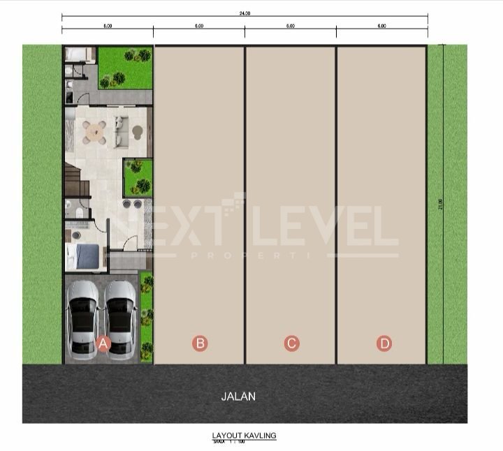Dijual tanah kavling sisa 2 unit Darmo permai