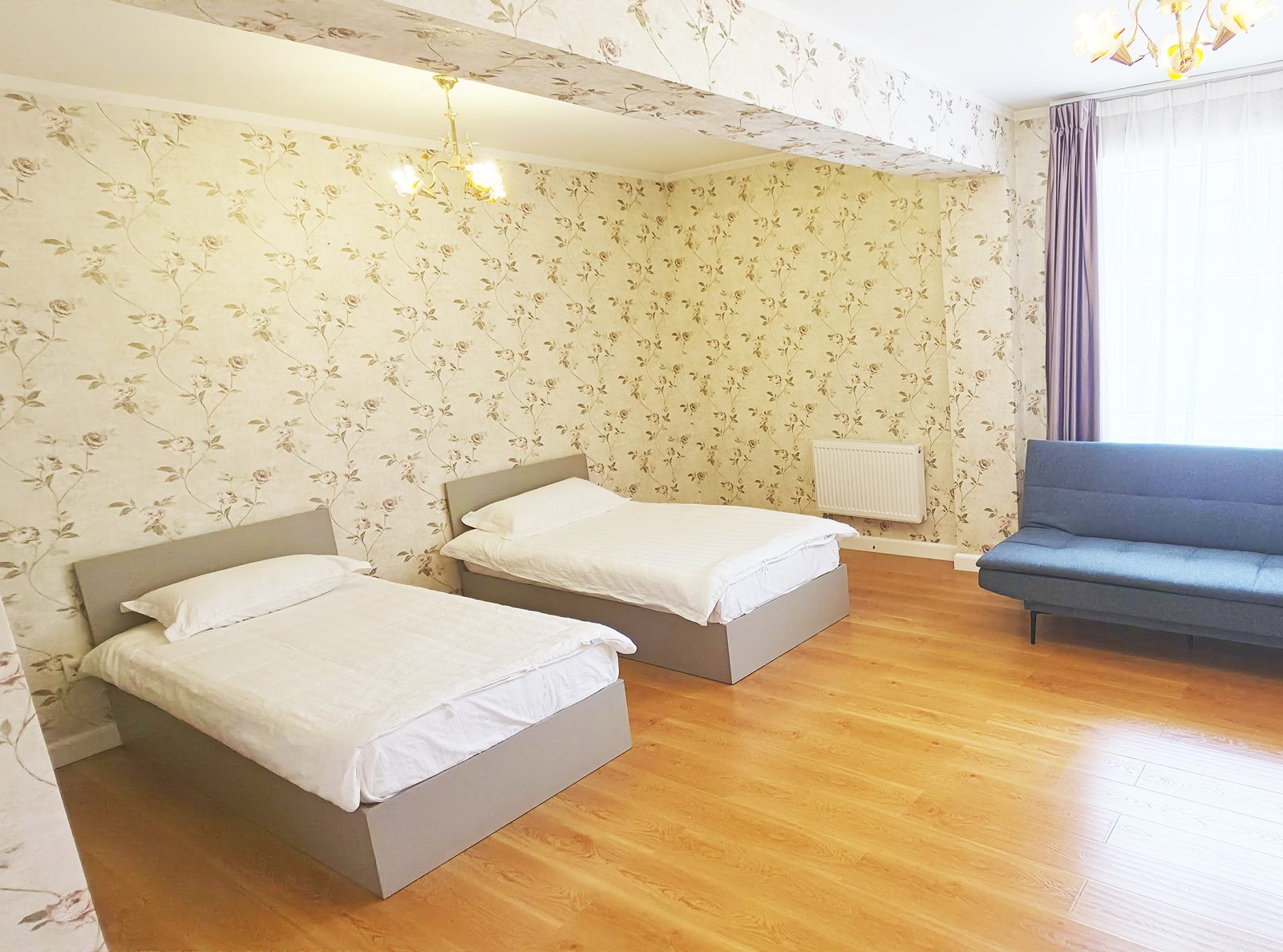 Bedroom, 2 beds and sofa bed