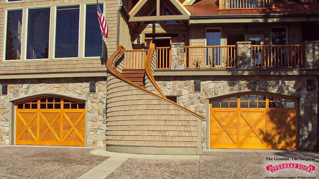 Showcasing our Custom Wood Garage Doors