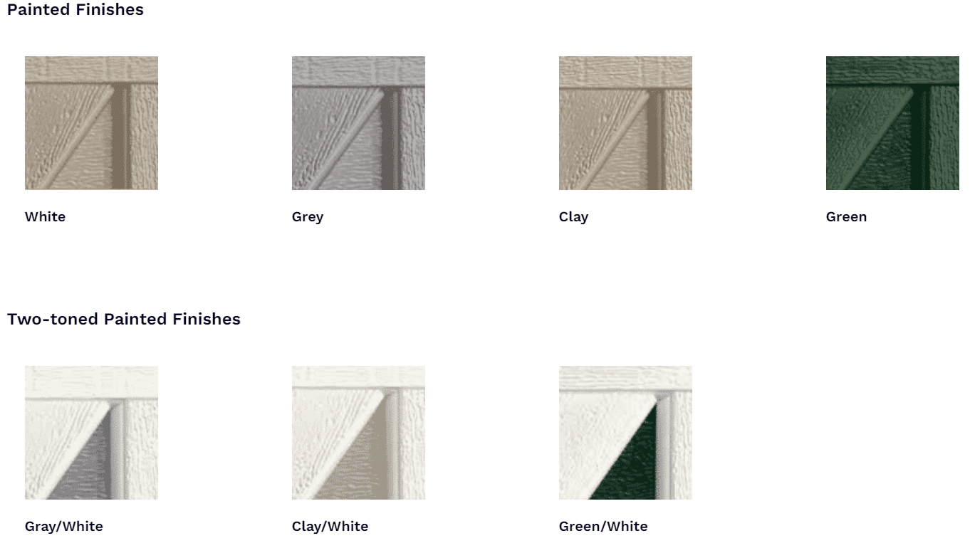 Carriage House Style Garage Doors panel design options 5