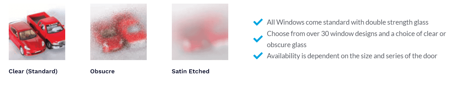 Signature® Carriage House glass options 1