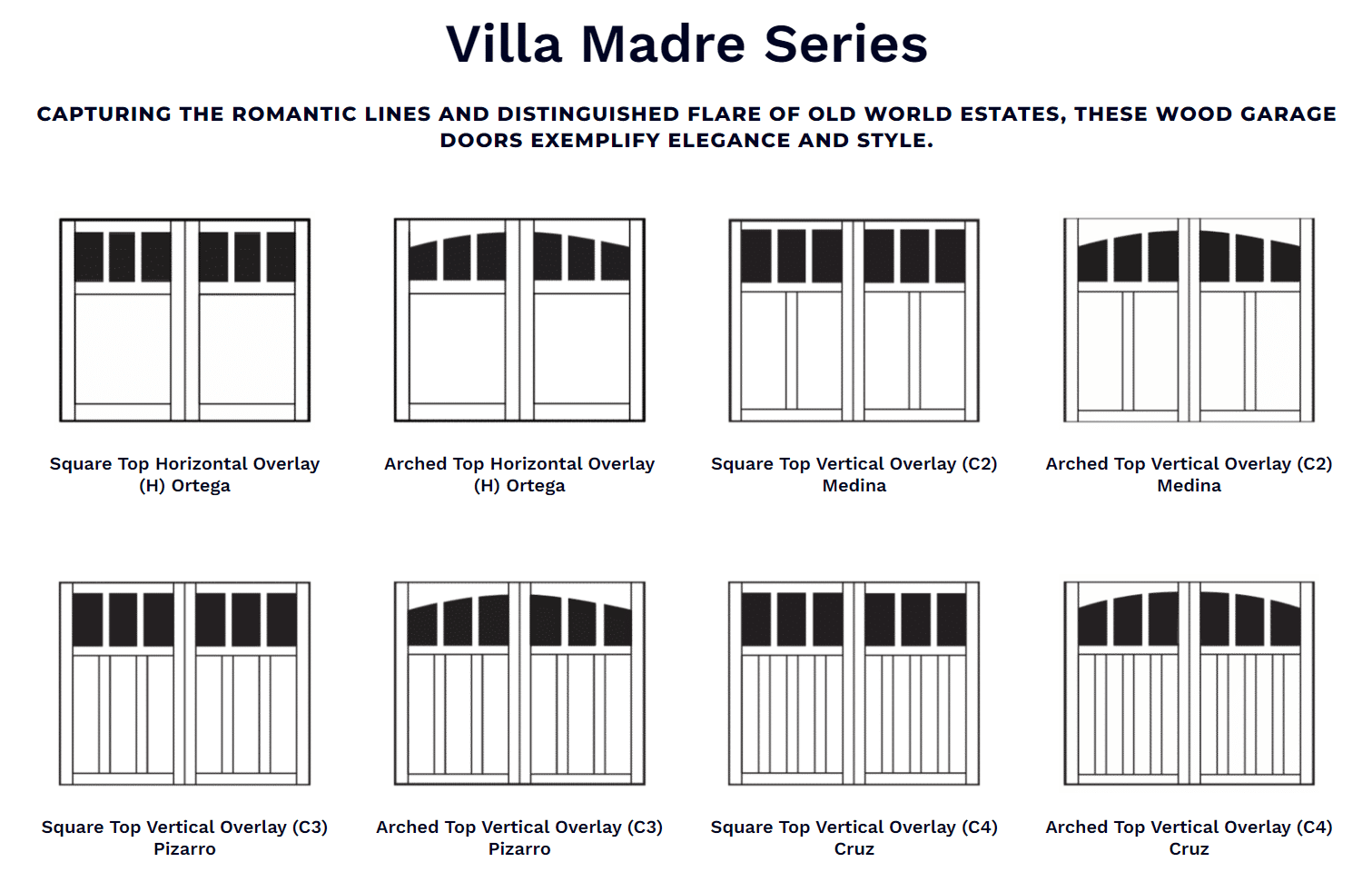 Signature® Carriage House panel design options 5