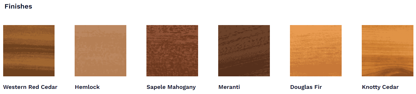 Signature® Carriage House panel design options 7