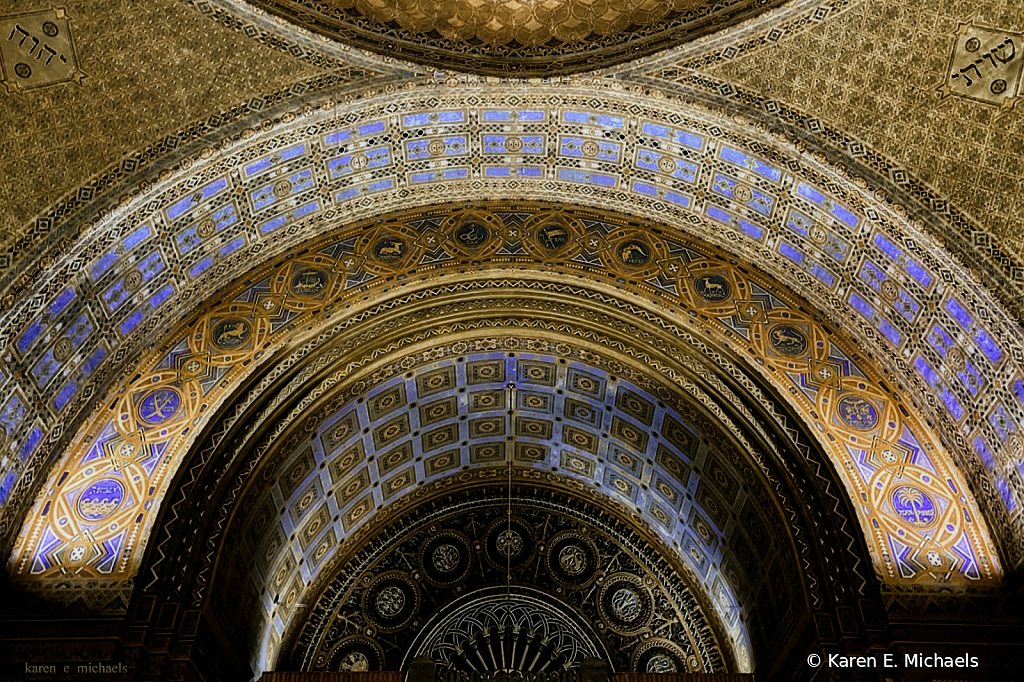 looking up
