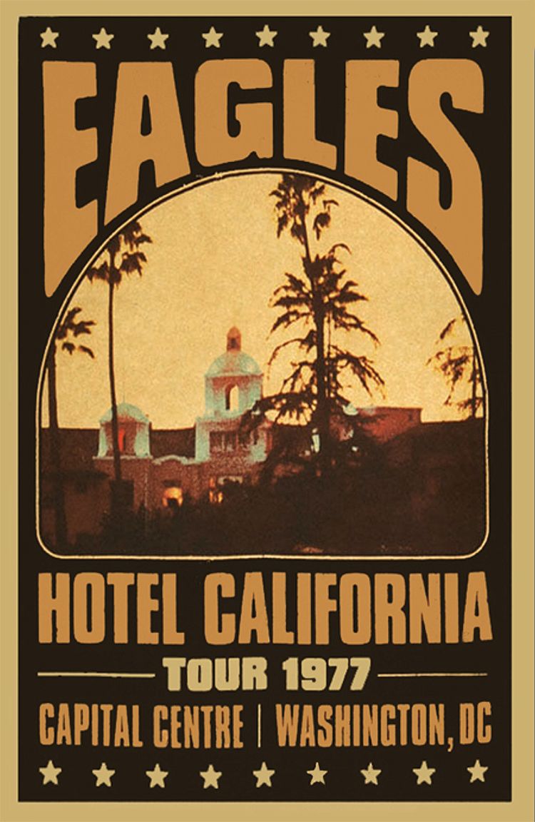 Vintage Rock Concert Poster, Retro C …