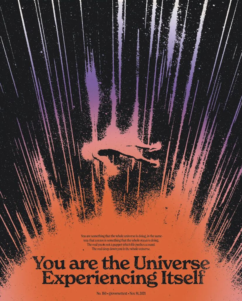 You Are the Universe Experiencing It …