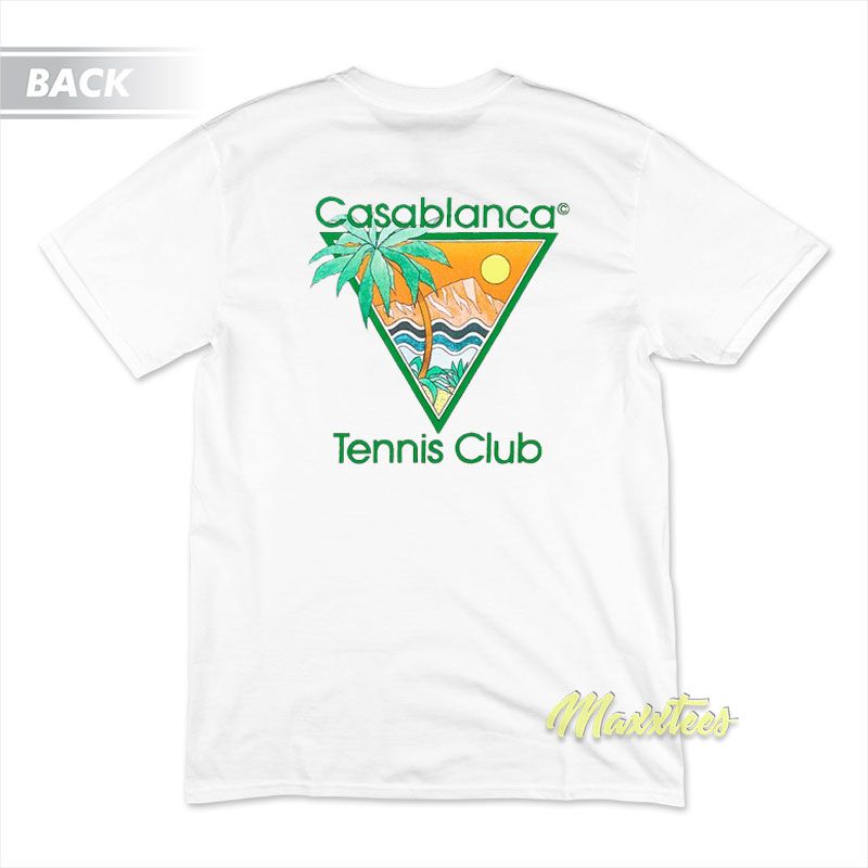 Tropical Tennis Club Back Graphic T- …