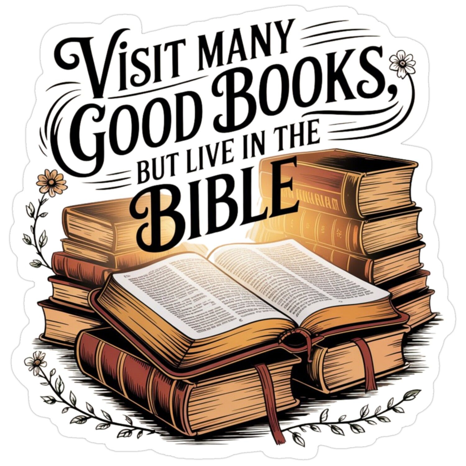 Visit Many Good Books, But Live In T &hellip;