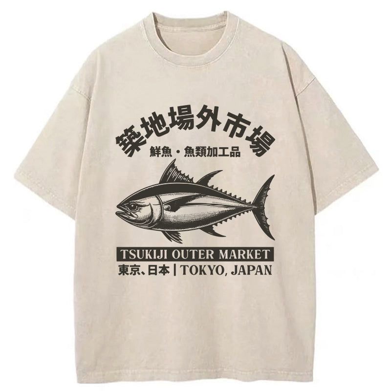 Tsukiji Outer Market Tuna T-Shirt …