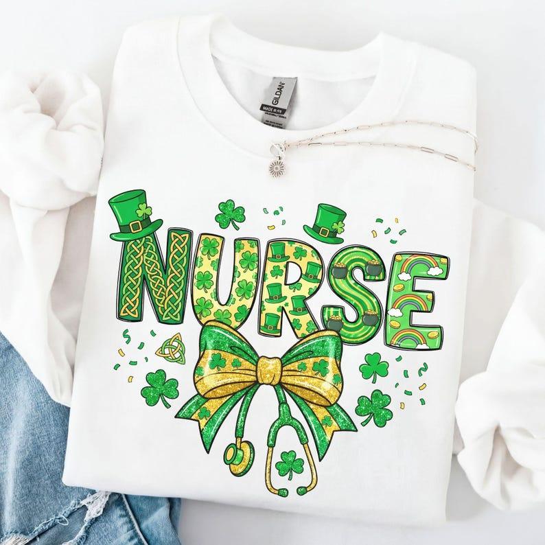 St Patricks Day Nurse Coquette Glitt &hellip;