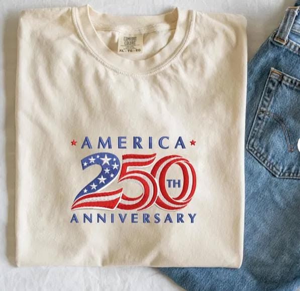 250 USA Anniversary t shirts and swe …