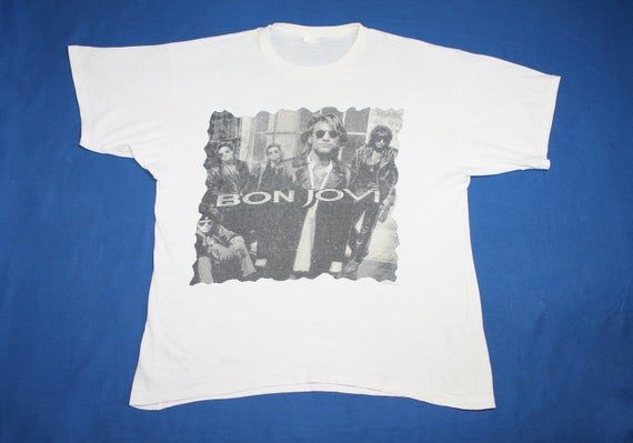 1992 Jon Bon Jovi Shirt Keep The Fai &hellip;