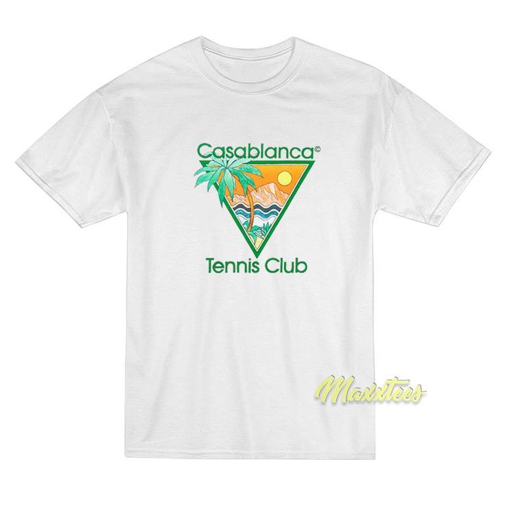 Tropical Tennis Club Sunset T-Shirt  &hellip;