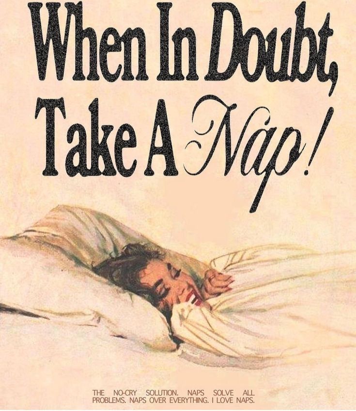 When in Doubt Take a Nap Poster, Fun …