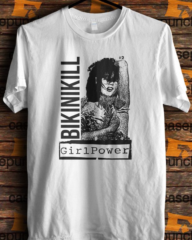 Riot Girl Punk Music Portrait T-Shir …