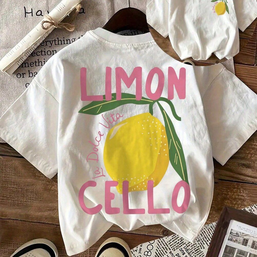 White Casual Women’s Lemon Pri …