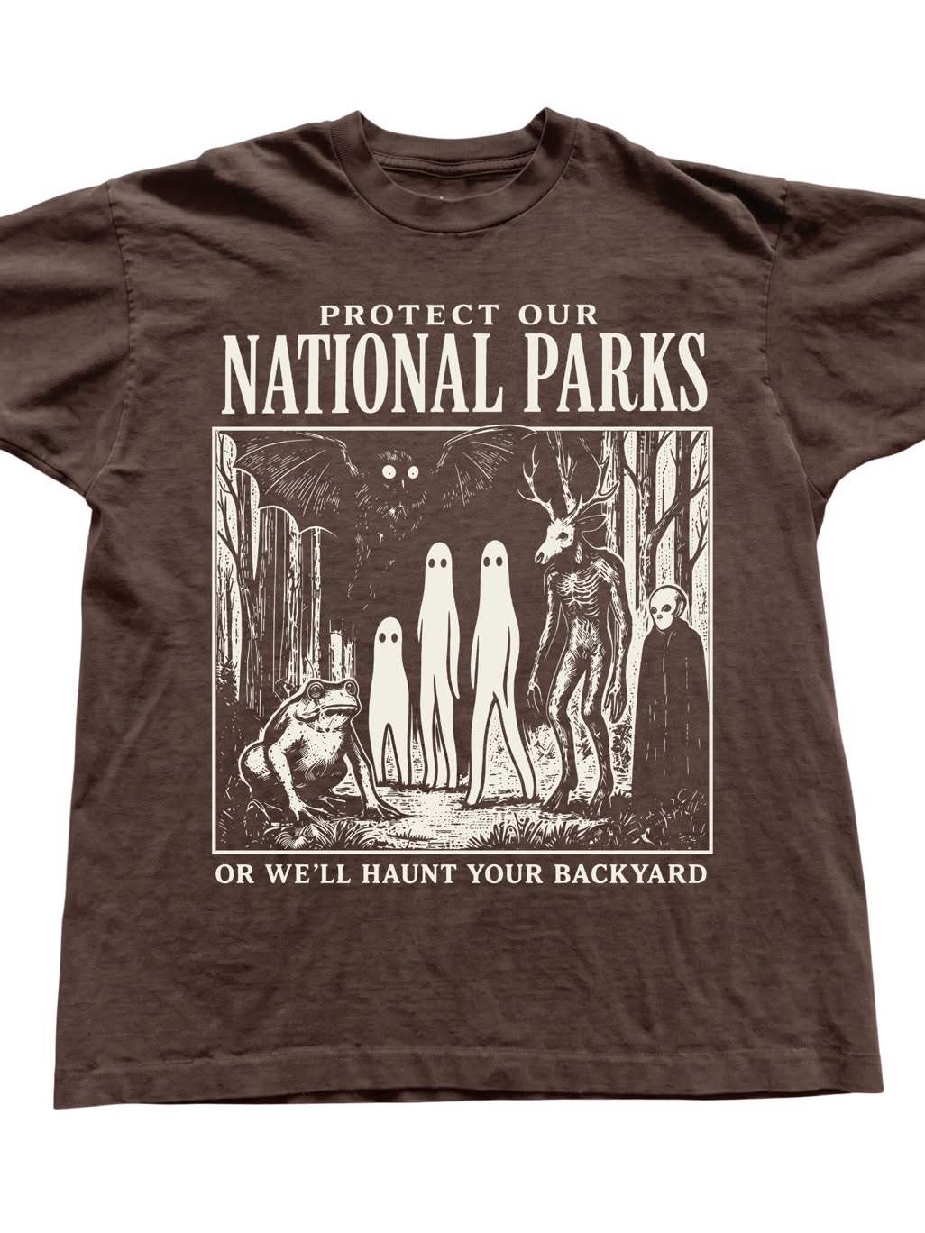 With Haunted National Parks Graphic …