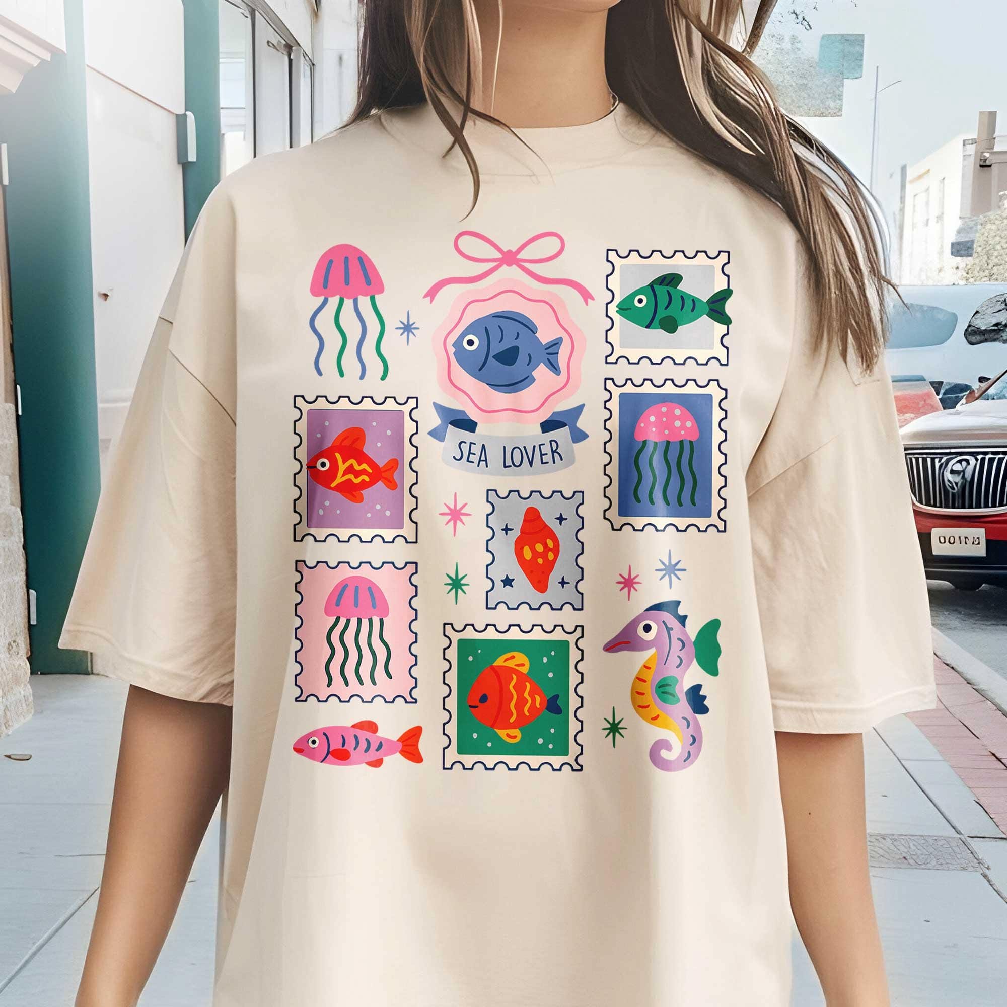 Sea Fish & Creatures Shirt, Boh …