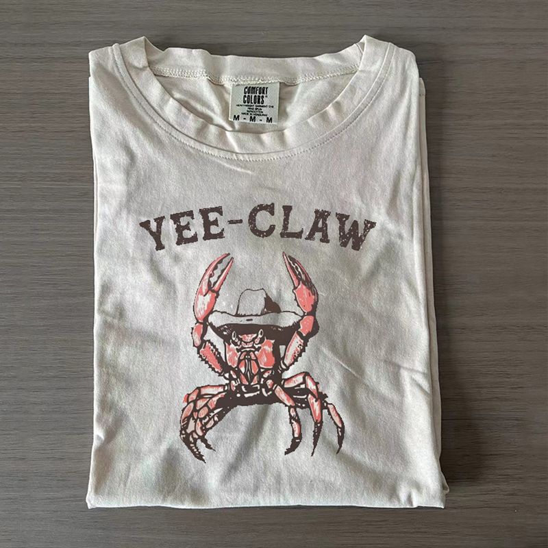 Hand Printed Short Sleeve Graphic Te …
