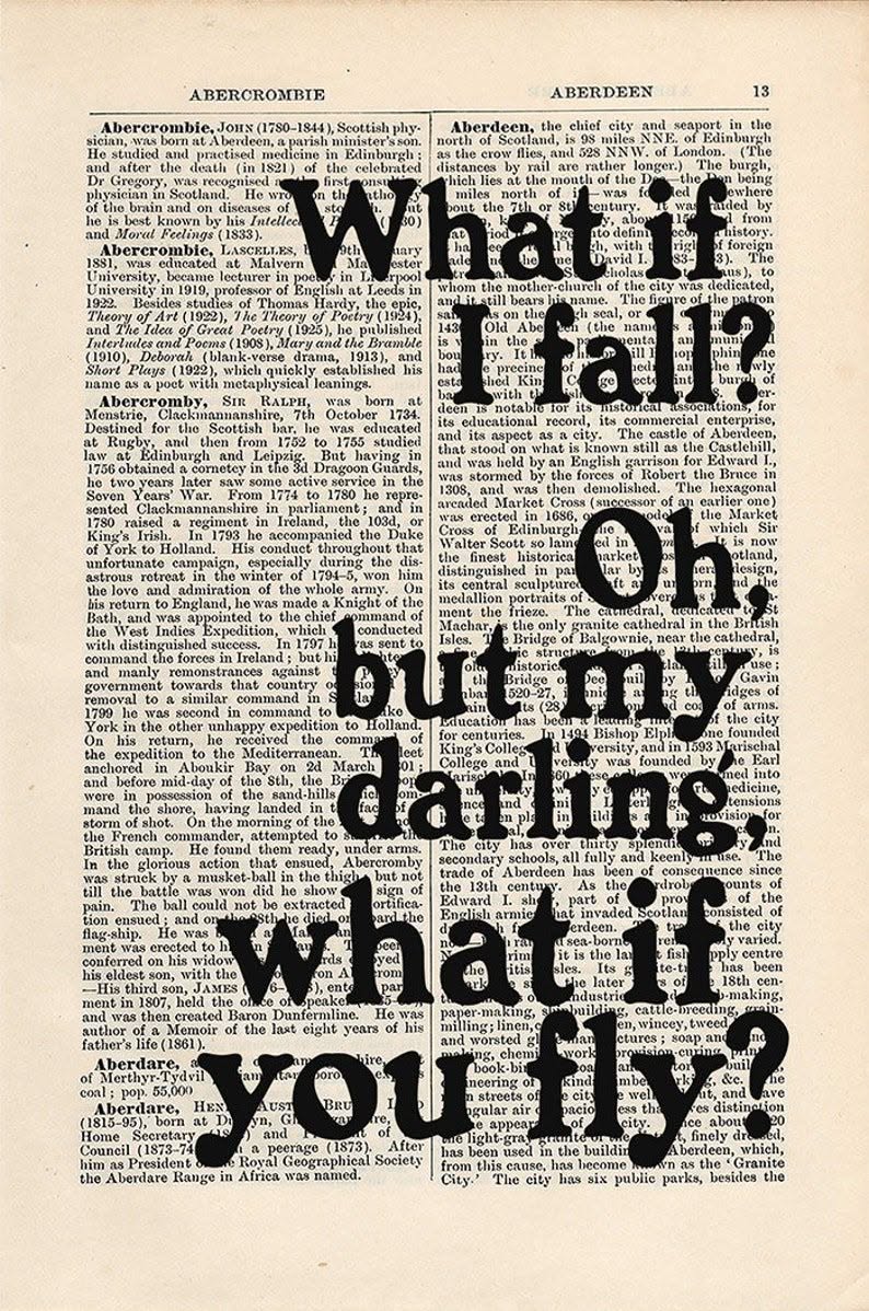 What If I Fall?, But My Daring What …
