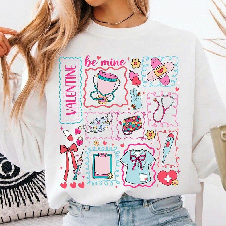 Valentine Healthcare Sweatshirt, Nur …