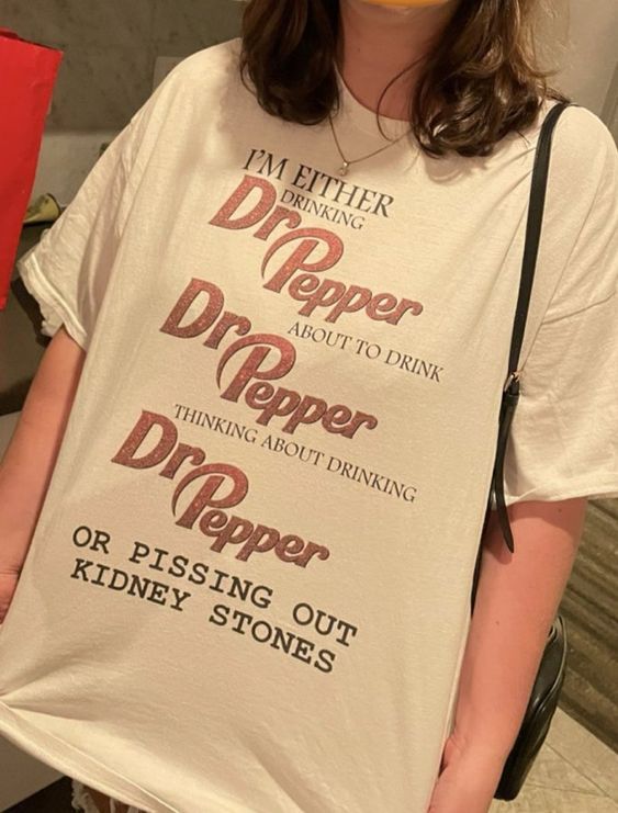 I’m either drinking Dr Pepper  &hellip;