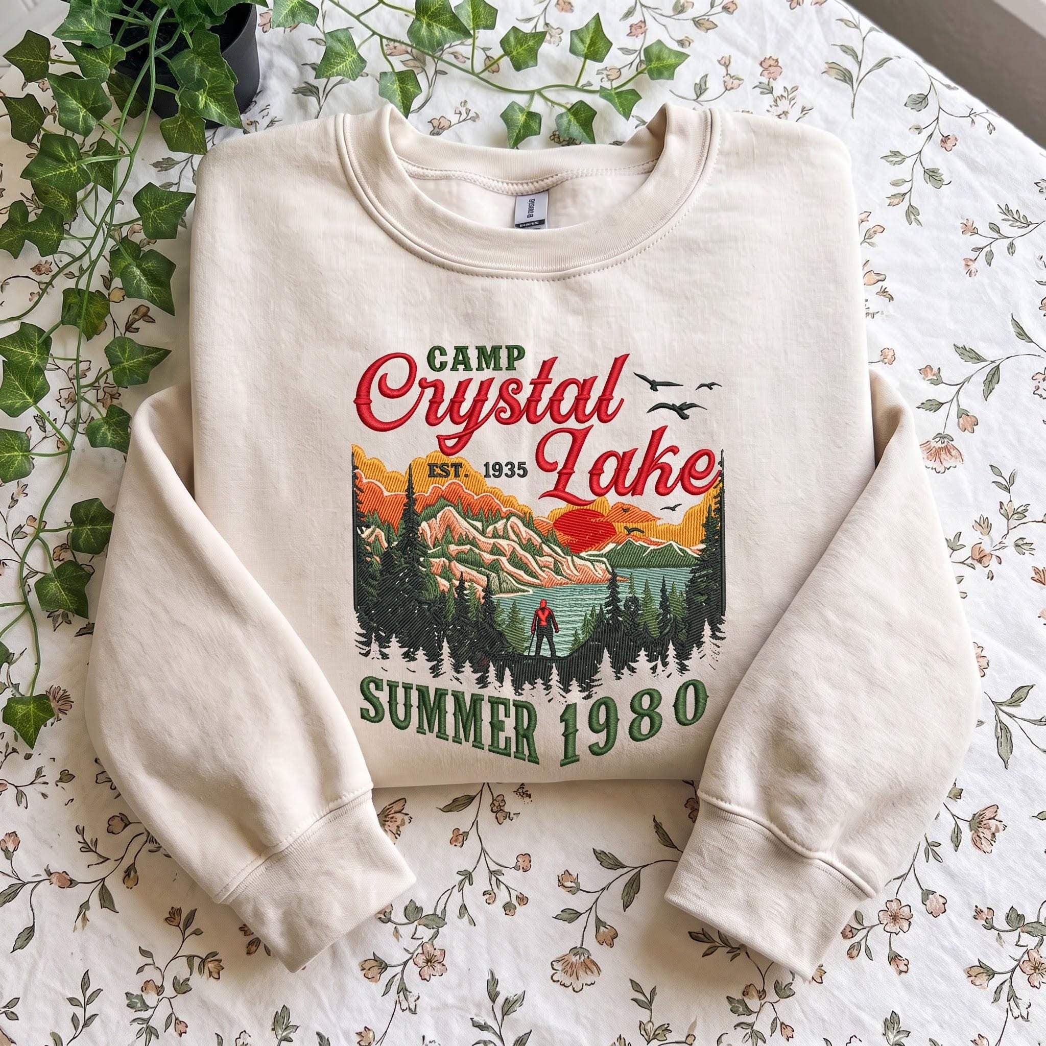 Camp Crystal Lake Embroidered Sweats …
