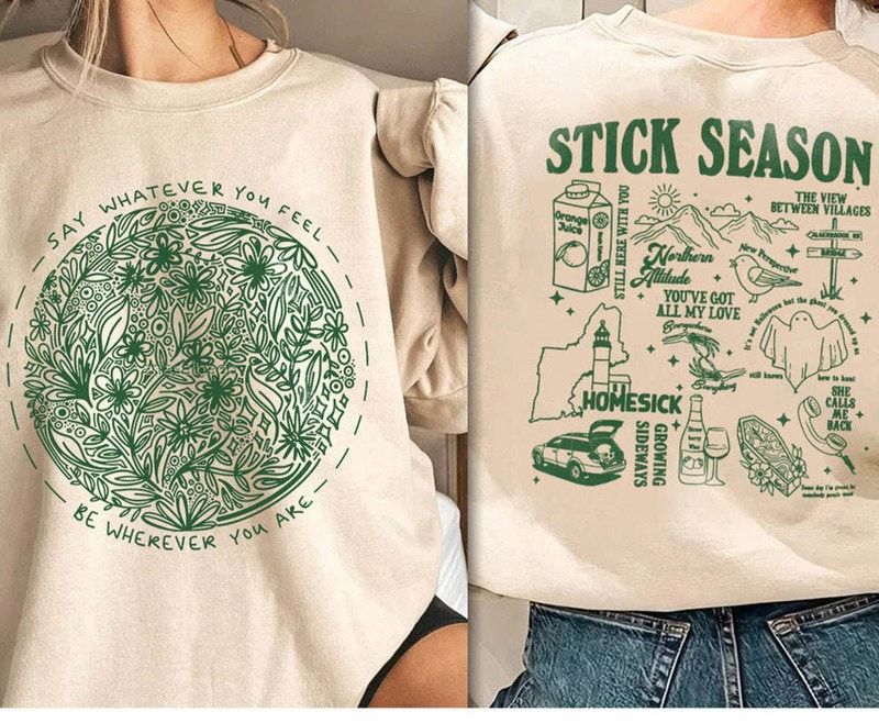 Stick Season Nature Illustration T-S …