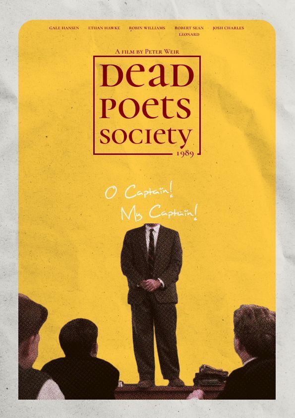 Vintage Poetry Society Movie Poster, …