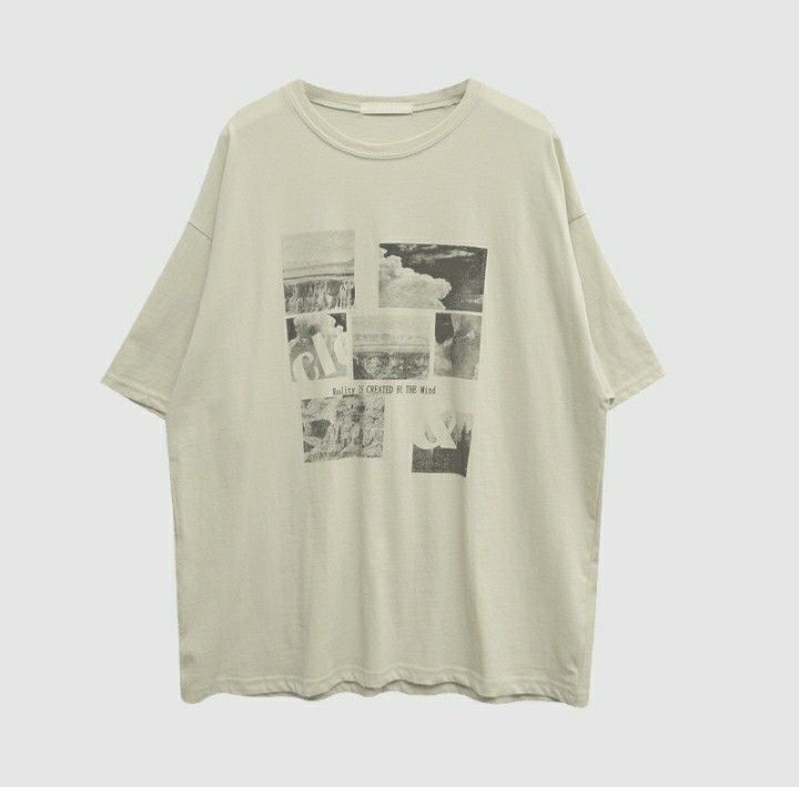 Vintage Monochrome Photo Grid T-Shir …