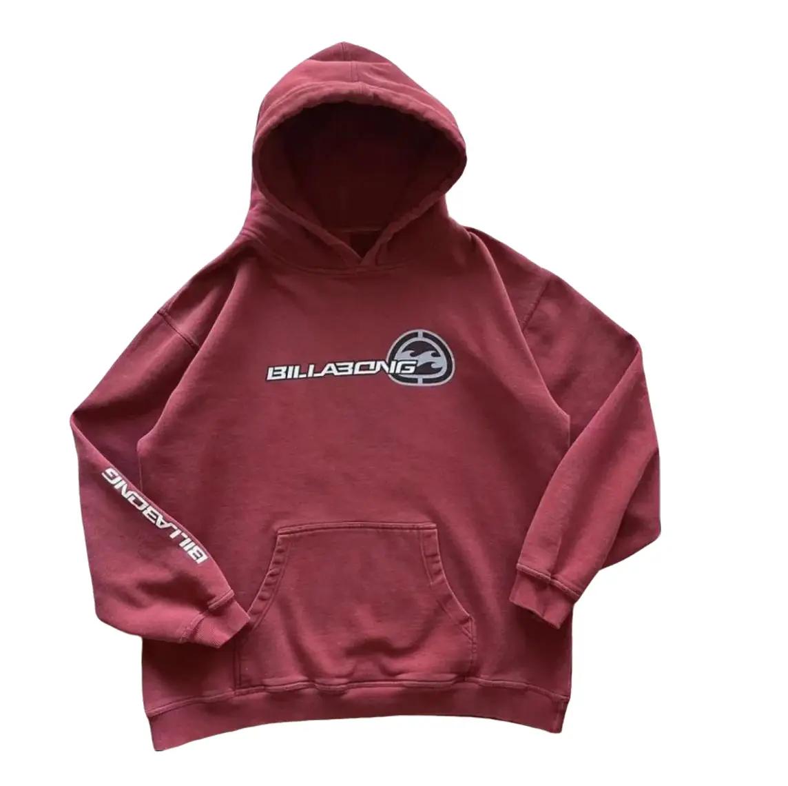 VTG 90s Billabong Red Pullover Hoodi &hellip;
