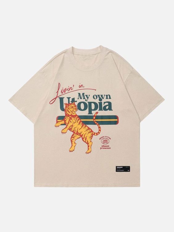 Livin in My Own Utopia Tiger Graphic …