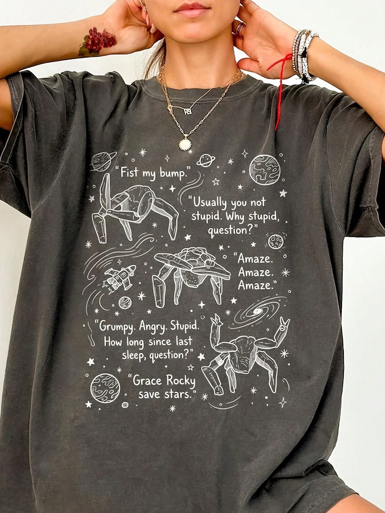 Concert Outfit Black Graphic Tees Go …